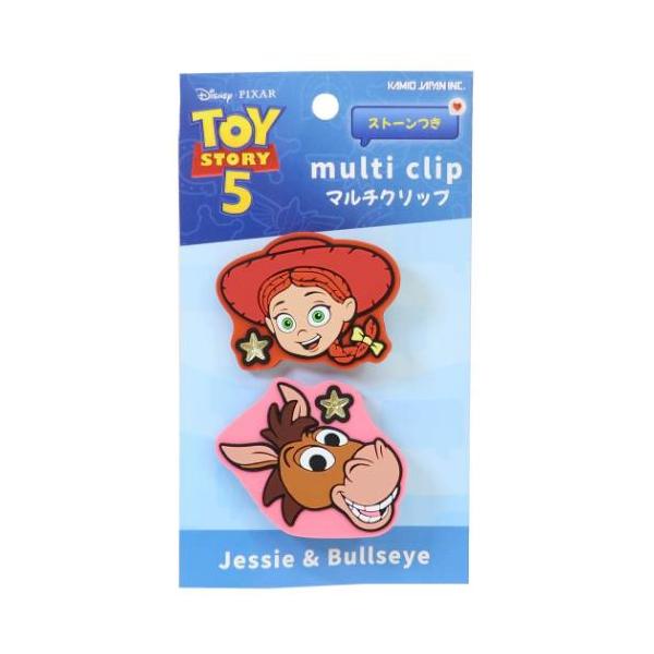 トイストーリー5 クリップ ストーン付きマルチクリップ ジェシー＆ブルズアイ ディズニー カミオジャパン
