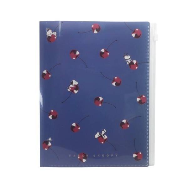 スヌーピー ピーナッツ キャラクター ファイル ジップファスナー付6ポケットa4クリアファイル チェリー 文房具 Dejapan Bid And Buy Japan With 0 Commission
