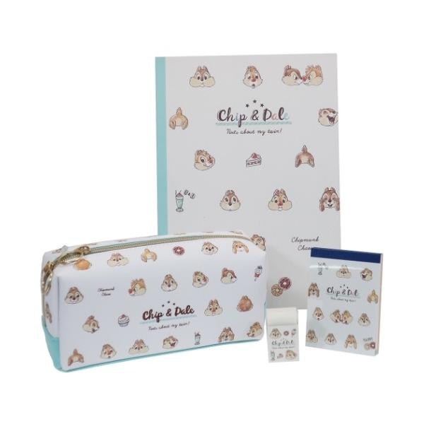 Disney チップ＆デール 可愛い文房具セット 4点文具セット プレゼント