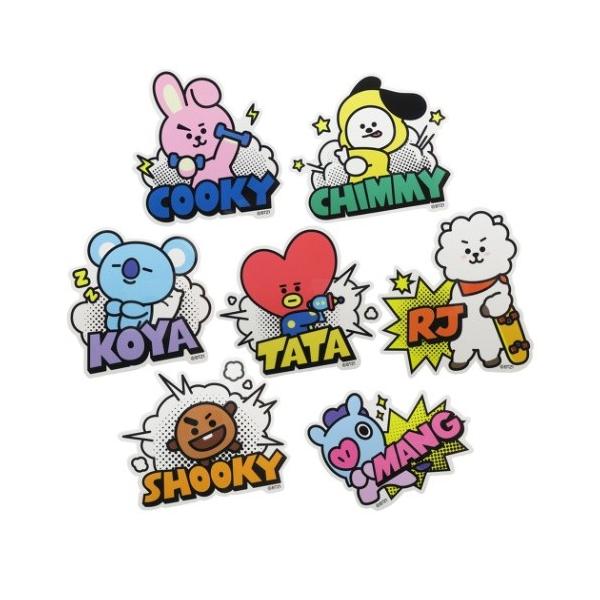 Bt21 ビッグシール コレクション ステッカー 7枚セット キャラクター Line Friends プレゼント 雑貨 男の子 女の子 バレンタイン Kmo Set 56 キャラクターのシネマコレクション 通販 Yahoo ショッピング