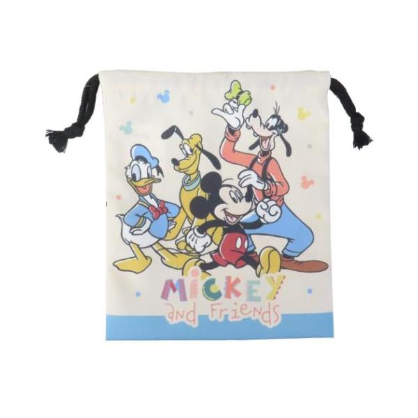「巾着袋」 巾着袋 ミッキー＆フレンズ 巾着S ディズニー 小物入れ 小さめサイズでもっと便利に  大人気ディズニーキャラクターグッズにまたまた可愛いnewアイテム登場こちらは便利な[巾着S]小物をしっかり収納できますデザインいろいろあるの...