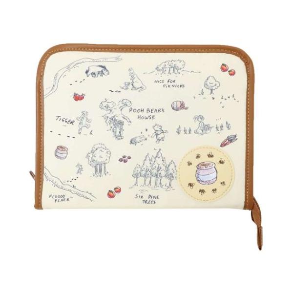 他サイト： くまのプーさん キャラクター 母子手帳ケース ファスナージャバラマルチケース プーさん＆フレンズ ディズニーの商品画像