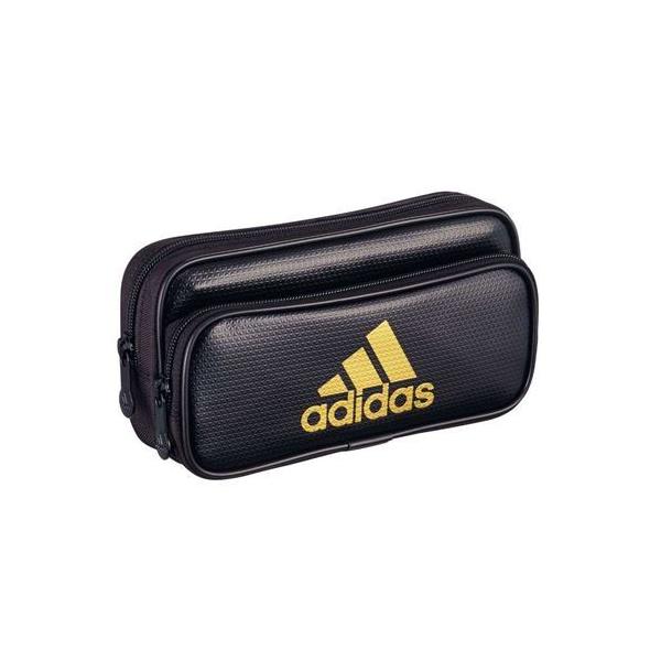 adidas アディダス ペンケース エナメルWチャックタイプ 筆箱 黒