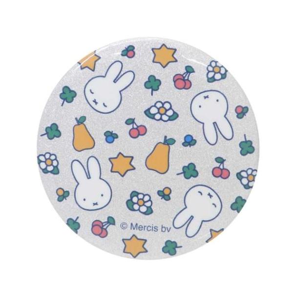 「手鏡」 ミッフィー ディックブルーナ 絵本キャラクター 手鏡 缶ミラー 大 CLOVER POP総柄 持ち歩きに便利な手のひらサイズ ディックブルーナの人気絵本[miffy/ミッフィーちゃん]グッズにまたまた可愛いnewアイテム登場こちら...