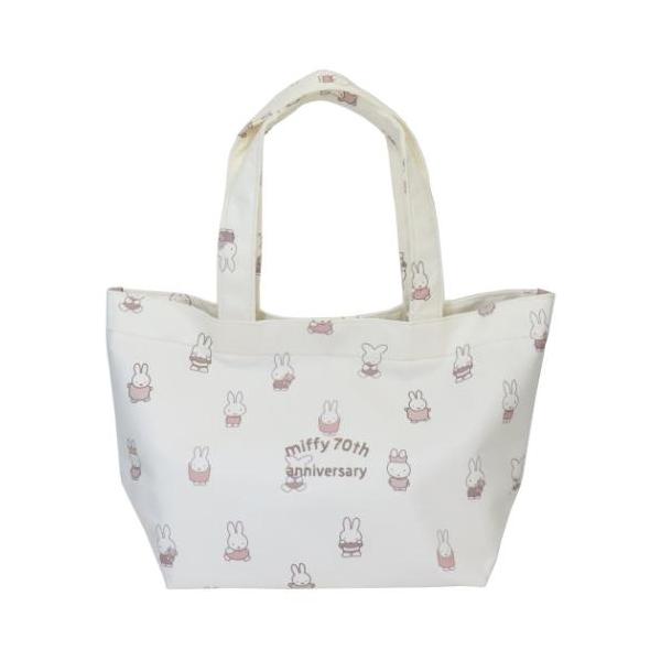 「ランチトート」 ミッフィー 絵本キャラクター ランチバッグ ミニトートバッグ 70周年ヒストリーシリーズ Vol.2 ディックブルーナ お弁当バッグに、普段使いのサブバッグにちょうどいいサイズ ディックブルーナの人気絵本[miffy/ミッ...