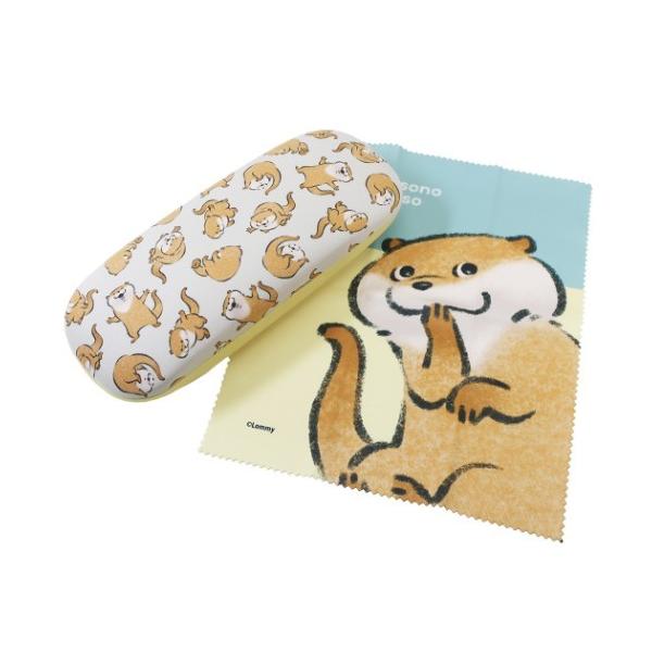 眼鏡ケース グッズ 可愛い嘘のカワウソ Lineクリエイターズ クロス付き メガネケース 総柄 マリモクラフト キャラクターのシネマコレクション 通販 Paypayモール