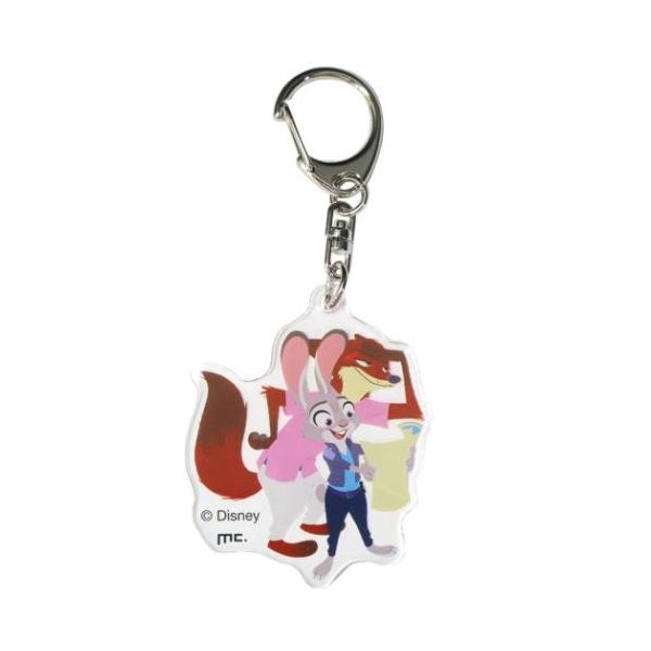 「キーホルダー」 ズートピア2 アクリルキーホルダー キーリング ニック＆ジュディ 2Dアートシリーズ ディズニー キャラクター バッグやポーチにつけて楽しめる人気のアクリルキーホルダー 2025年12月公開映画[ズートピア2]ますます盛り...