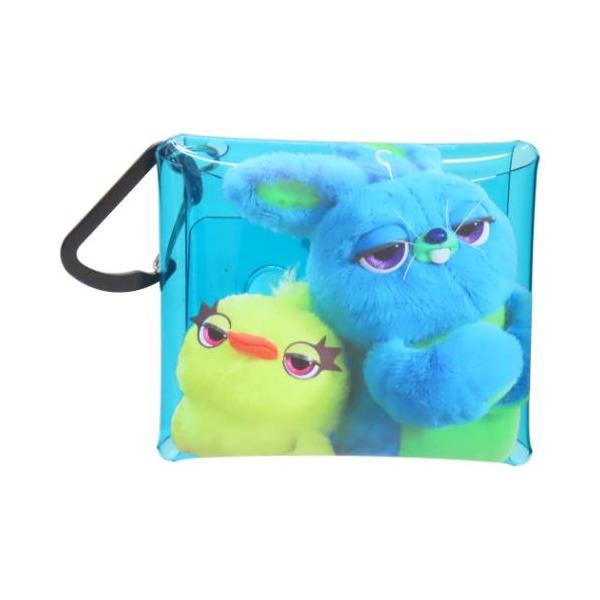 「ミニポーチ クリアポーチ」 トイストーリー キャラクター ミニポーチ クリアマルチケースSS ダッキー＆バニー ディズニー 小物を入れるのにちょうどいいミニクリアポーチ 大人気ディズニーキャラクターからまたまた可愛いアイテム登場こちらは水...