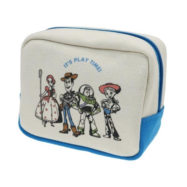 コスメポーチ トイストーリー4 グッズ 帆布 ポーチ ディズニー ブルー ギフト雑貨 キャラクターのシネマコレクション 通販 Paypayモール
