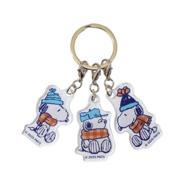 「キーホルダー」 スヌーピー 3連アクリルキーホルダー ピーナッツ キーリング キャラクター バッグチャームにかわいい3個連なったアクキー 大人気[PEANUTS/SNOOPY]グッズにまたまた可愛いnewアイテム登場こちらは人気アイテム[...