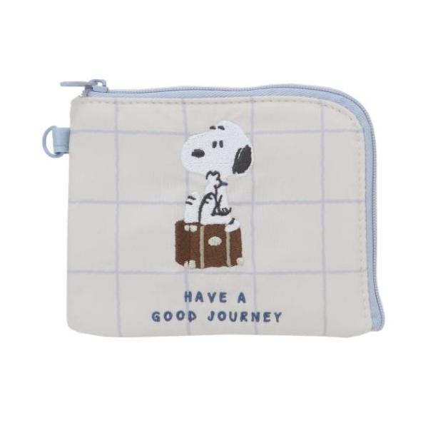 スヌーピー ミニ財布 スリムマルチウォレット journey ピーナッツ マリモクラフト 爆買