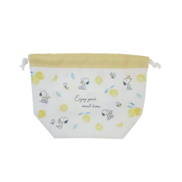 「ランチ巾着」 スヌーピー グッズ ランチ巾着 キャラクター お弁当きんちゃくポーチ スヌーピーのかわいいFRUITSシリーズ 大人気[PEANUTS/SNOOPY]グッズにまたまた可愛いnewアイテム登場こちらはお弁当箱を入れるのにぴった...