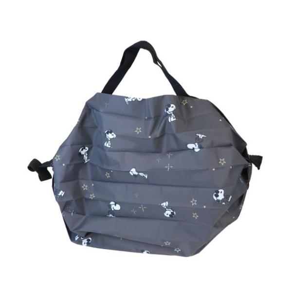 スヌーピー エコバッグ シュパットバッグ shupatto bag Sサイズ GY ジョークール ピーナッツ マリモクラフト