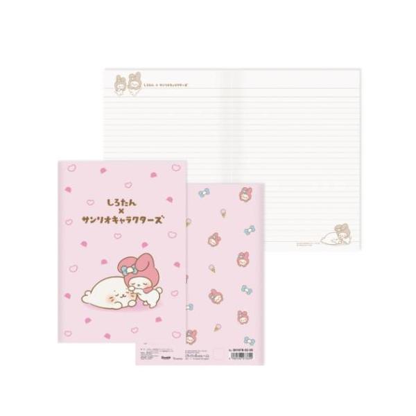 「横罫ノート」 横罫 ノート サンリオキャラクターズ A5ノート シロタン マイメロディ サンリオ エムプラン 大人気のしろたんxサンリオが夢のコラボ 大人気サンリオキャラクターとしろたんのコラボグッズにまたまた可愛いnewアイテム登場こち...
