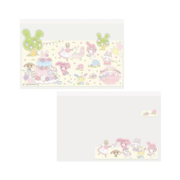 サンリオキャラクターズ カードケース マイナカードクリアケース 顔見え MXウサキャラパーティー 目隠し Sanrio エムプラン