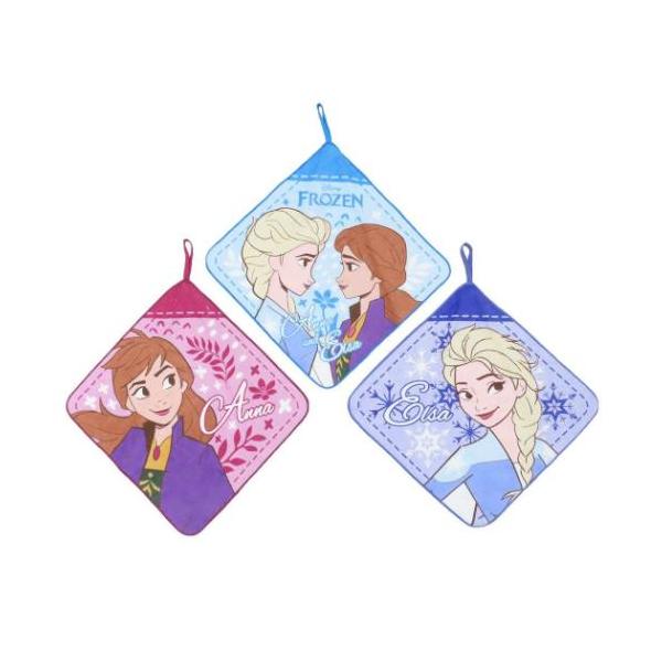 他サイト： アナと雪の女王 グッズ ループタオル キャラクター ループ付きタオル 3枚組 ノルディックスノーの商品画像