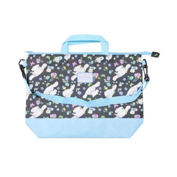 「レッスンバッグ」 シナモロール キャラクター お稽古かばん レッスンバック ブラックフラワー サンリオ 新入学 新入園にぴったりな雑貨シリーズ 大人気サンリオキャラクターズのスクール雑貨シリーズこちらは定番アイテム[レッスンバッグ]たくさ...