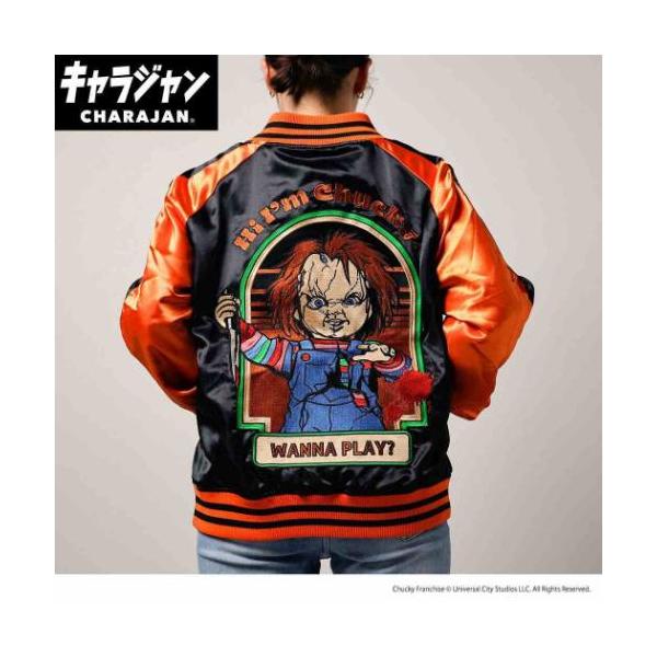 アウター CHUCKY チャッキー スカジャン クレイジープレイ メンズ レディース ユニセックス オーバーサイズ キャラジャン 爆買