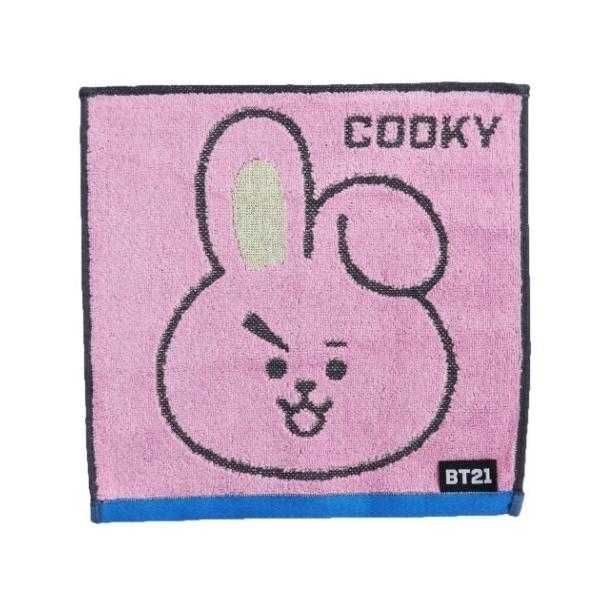 Bt21 キャラクター ミニタオル 制菌 ジャガード ハンカチタオル Cooky フェイス Line Friends グッズ Dejapan Bid And Buy Japan With 0 Commission