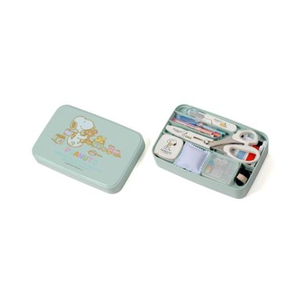 スヌーピー グッズ 手芸用品 キャラクター ソーイングセット うす型タイプ