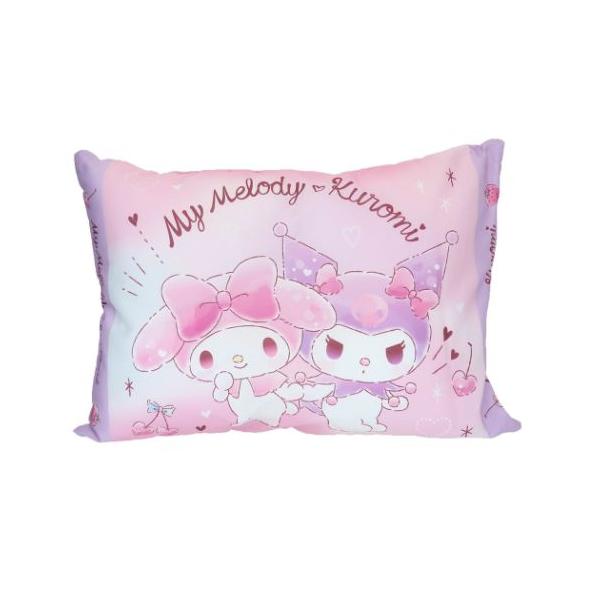 MORIPiLO モリピロ 子供用枕 カバー付き サンリオ マイメロディ クロミちゃん ピンク 約40x30cm 洗える ふんわり ぬいぐるみク