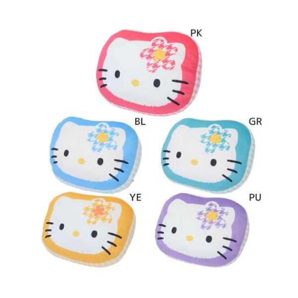 他サイト： ハローキティ キャラクター クッション ダイカットクッション カオハナ サンリオの商品画像