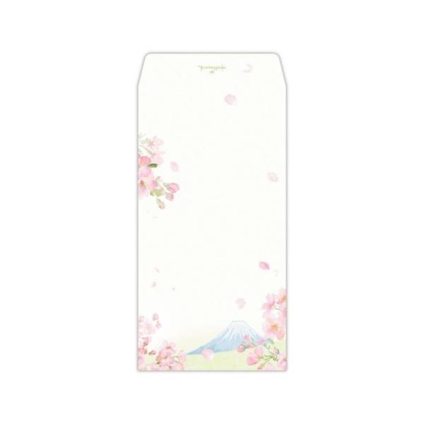 「レターセット」 封筒 桜柄レターパッド用封筒 1柄4枚入り さくらの景色 日本ホールマーク 情緒溢れる桜と富士山のレターパッド用封筒 情緒溢れる桜と富士山のレターパッド用封筒満開の桜と富士山を描いた上品な和風デザイン。晴れた日に和室から優...