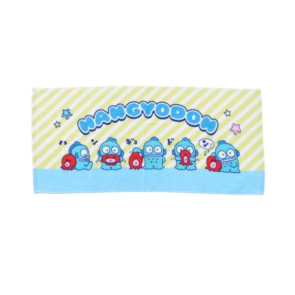 「フェイスタオル」 ハンギョドン グッズ フェイスタオル サンリオ キャラクター 手触り＆吸水性もバツグンの可愛いフェイスタオル 大人気サンリオキャラクターグッズにまたまた可愛いnewアイテム登場こちらは吸水性バツグンの[フェイスタオル]ラ...
