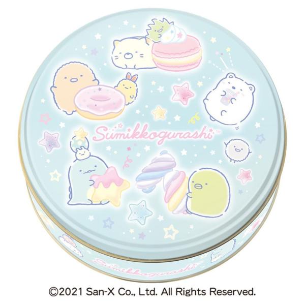 キャラクターお菓子 ホワイトデーお菓子 子ども向け すみっコぐらし サークル缶 スイーツギフト サンドビスケット ホワイトデー お菓子 サンエックス キャラクター グッズ 代購幫