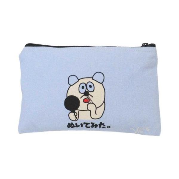 「コスメポーチその他」 フラットポーチ ヘタクソパンダ コスメポーチ オクタニ トラベルポーチとしてもおすすめ  使い勝手抜群の平ポーチ 毎日が楽しくなるキュートなZAKKAシリーズこちらは定番人気アイテム[フラットポーチ]コスメポーチやペ...