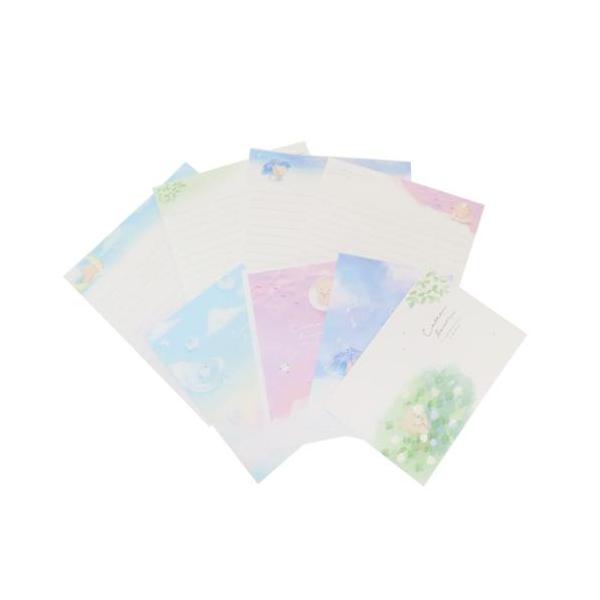 「レターセット」 レターセット ボリューミーレター コットンベアー たまにはメールじゃなく手描きの言葉で想いを伝えよう 毎日が楽しくなるキュートなステーショナリーシリーズこちらは特別な想いを伝えたい方に向けたトレンドボリュームレターセット便...