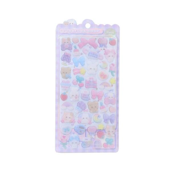 シールシート ふわふわドロップシール ぬいぬいふわふわ クーリア