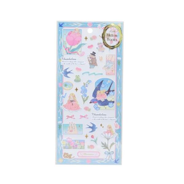 「その他シール」 シールシート リトルメロウブックスステッカー サンベリーナ クーリア 童話の世界をテーマにした心ときめくシール 見て楽しめるデコレーションシールシリーズこちらはかわいい[シールシート]手帳や日記、お手紙に貼るなどいろいろお...