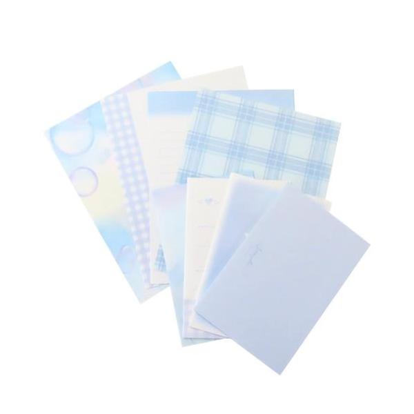 「レターセット」 レターセット ボリューミーレター エンジェリックブルー クーリア たまにはメールじゃなく手描きの言葉で想いを伝えよう 毎日が楽しくなるキュートなステーショナリーシリーズこちらは特別な想いを伝えたい方に向けたトレンドボリュー...