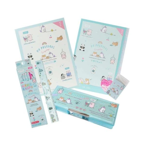 子ども用文具セット 6点文房具セット 入学準備 新学期準備 小学校 小学生 女の子 マイプレシャスエブリデイフレンズ 子供用筆箱 プレゼント キャラクターのシネマコレクション 通販 Paypayモール