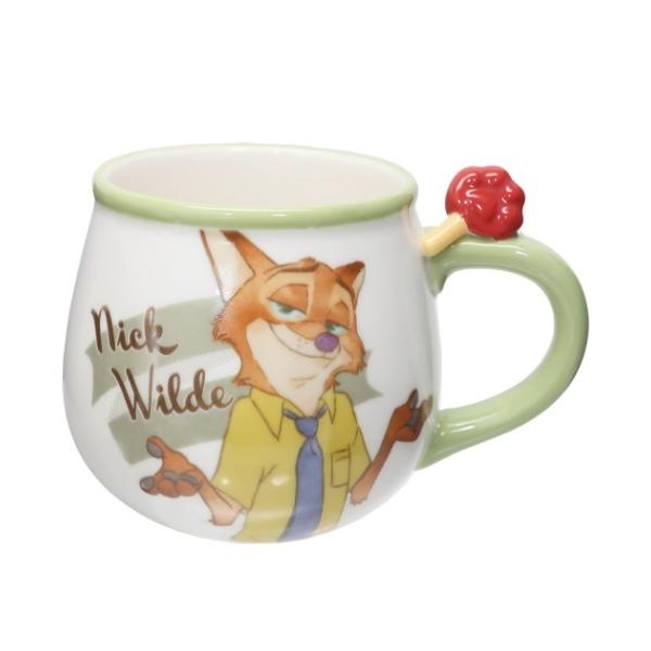 ズートピア マグカップ フィギュア付き MUG ニック ディズニー サン