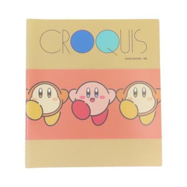 「ノートその他」 星のカービィ クロッキーブック SQ スクエア スケッチブック キャラクター いきぴったり？ バックにいれてもかさばりにくいコンパクトなSQサイズ 大人気ゲーム[星のカービィ]グッズにまたまた可愛いnewアイテム登場こちら...