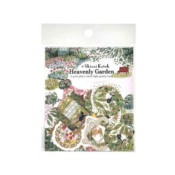 フレークシール Shinzi Katoh シンジ カトウ きらぴかフレークシール Heavenly Garden 手帳デコ コラージュ
