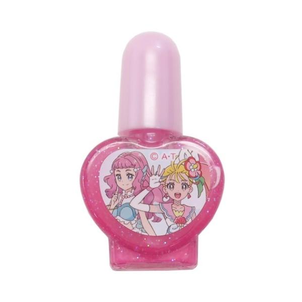 トロピカルージュプリキュア 子供用 ネイルアート 水で簡単に落とせる キッズ マニキュア ラメライトピンク キャラクター グッズ キャラクターのシネマコレクション 通販 Paypayモール
