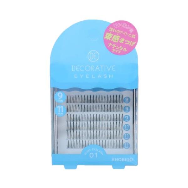 「コスメ雑貨」 つけまつげ 部分用デコラティブアイラッシュ01 粧美堂 セルフで束感をちょい足し デコラティブアイラッシュから話題の部分用つけまが登場こちらは9mmと11mmのナチュラルタイプ自まつげやマスカラをした後に、長さの違うエクステ...