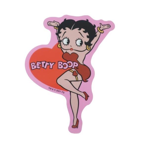 ベティブープ キャラクター ダイカット ビニール ステッカー ビッグシール ハート Betty Boop グッズ Sm Bt1006 キャラクターのシネマコレクション 通販 Yahoo ショッピング