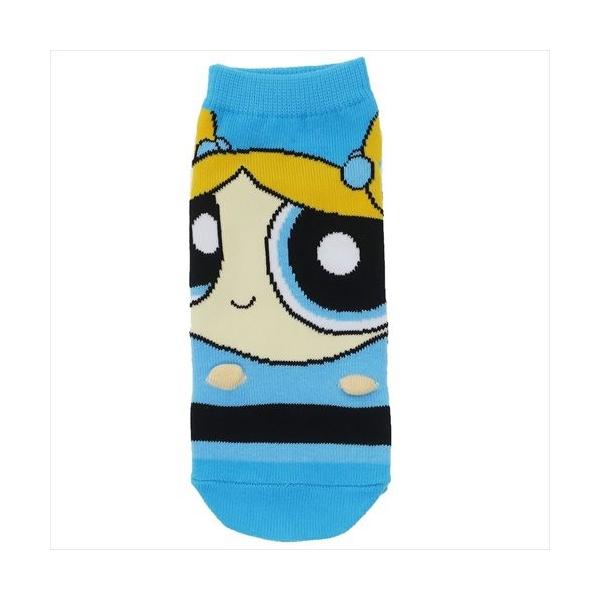 女性用靴下 バブルス かわいい パワーパフガールズ キャラクター グッズ キャラクターのシネマコレクション 通販 Paypayモール