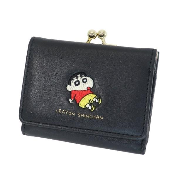 クレヨンしんちゃん アニメキャラクター 三つ折りコンパクト財布 ミニ