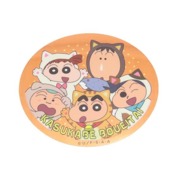 「ステッカー：キャラクター」 クレヨンしんちゃん キャラクターステッカー ダイカットシール アニメキャラクター ねこ 車やバイク、カバンやステーショナリーなどいろんなトコに… 大人気アニメ[クレヨンしんちゃん]グッズにまたまた可愛いnewア...