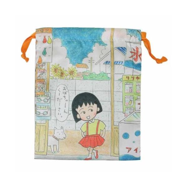 「巾着袋」 ちびまる子ちゃん グッズ 巾着袋 アニメキャラクター リボン巾着 駄菓子屋さん 小物入れにちょうどいいかわいい巾着ポーチ 大人気アニメ[ちびまる子ちゃん]グッズにまたまた可愛いnewアイテム登場こちらは小物を可愛く収納できる[巾...