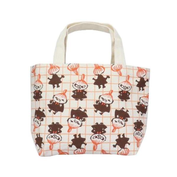 他サイト： ムーミン マチ付バッグ 北欧 ランチバッグ キャラクター リトルミイ いっぱい チェックの商品画像