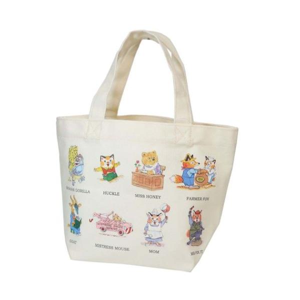 「ランチトート」 ランチバッグ リチャードスキャリー マチ付きコットンBIGバッグ 自己紹介 スモールプラネット お弁当入れやワンちゃんのお散歩などに使えるマチ付きバッグ アメリカの人気絵本作家[Richard Scarry/リチャード ス...