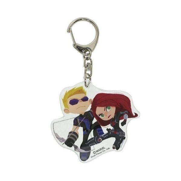 アクリルキーホルダー ホークアイ＆ブラックウィドウ キーホルダー