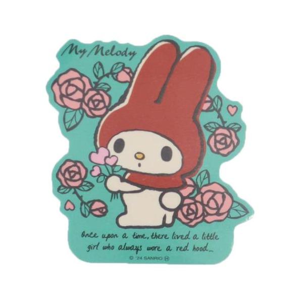 「ステッカー：キャラクター」 マイメロディ サンリオ キャラクター ダイカットシール キャラクターステッカー バラ 車やバイク、カバンやステーショナリーなどいろんなトコに… 大人気サンリオキャラクターグッズにまたまた可愛いnewアイテム登場...