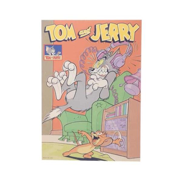 「ウォールデコステッカー大」 トムとジェリー ポスターステッカー ワーナーブラザース ウォールデコステッカー キャラクター びっくり 使い方はあなた次第 集めたくなるPOSTER STICKER 大人気トム＆ジェリーグッズにまたまた可愛いn...